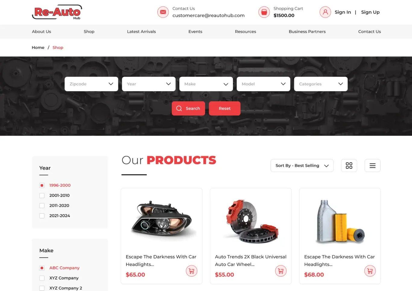 E-Commerce & Inventory Integration for Auto Parts